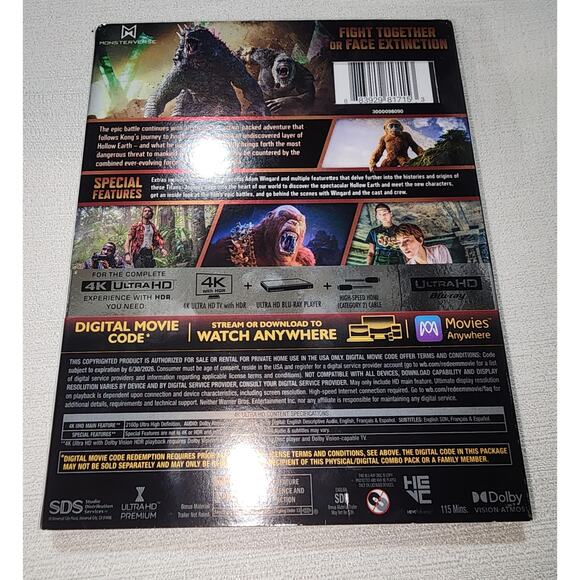 Godzilla and Kong The New empire 4K ultra HD - Picture 2 of 6